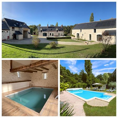 Les gîtes de La Pellerie - piscine et spa Saint-Branchs Extérieur photo